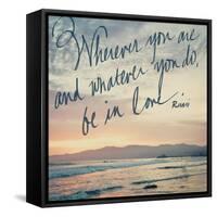 Be in Love-Susan Bryant-Framed Stretched Canvas