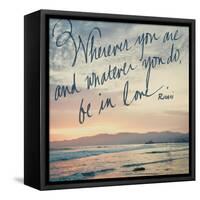 Be in Love-Susan Bryant-Framed Stretched Canvas