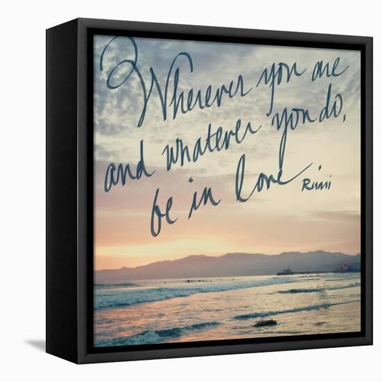 Be in Love-Susan Bryant-Framed Stretched Canvas