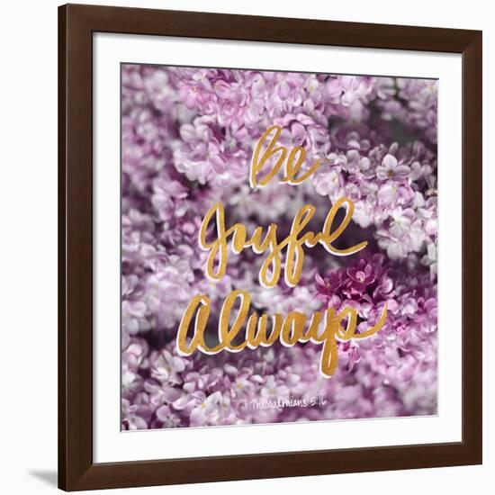 Be Joyful Always-Sarah Gardner-Framed Art Print