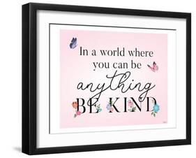 Be Kind Butterflies-Gigi Louise-Framed Art Print