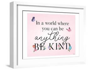 Be Kind Butterflies-Gigi Louise-Framed Art Print