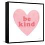 Be Kind Heart-Ann Kelle-Framed Stretched Canvas