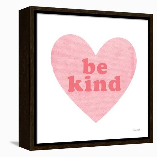 Be Kind Heart-Ann Kelle-Framed Stretched Canvas