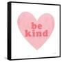 Be Kind Heart-Ann Kelle-Framed Stretched Canvas