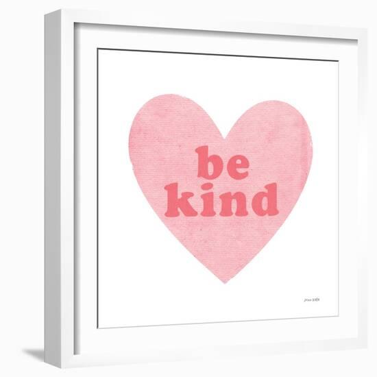 Be Kind Heart-Ann Kelle-Framed Art Print