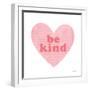 Be Kind Heart-Ann Kelle-Framed Art Print