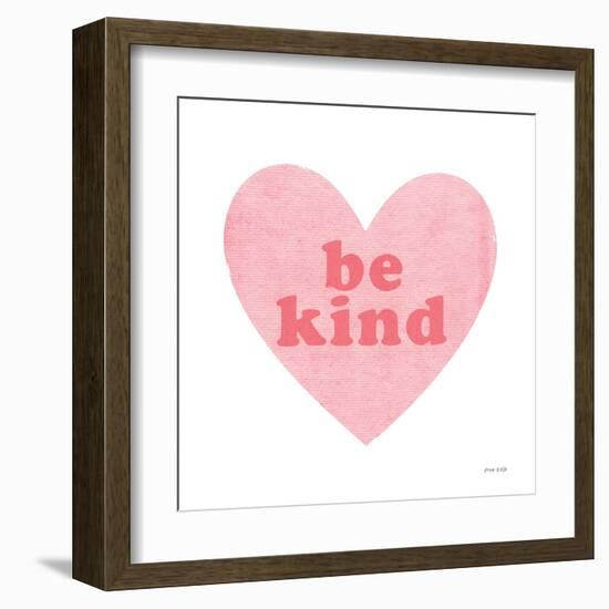 Be Kind Heart-Ann Kelle-Framed Art Print