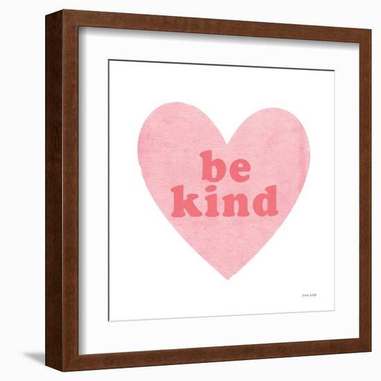 Be Kind Heart-Ann Kelle-Framed Art Print