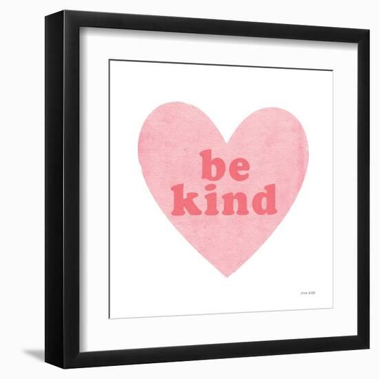 Be Kind Heart-Ann Kelle-Framed Art Print