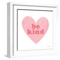 Be Kind Heart-Ann Kelle-Framed Art Print