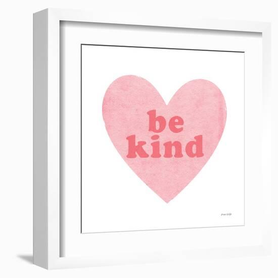 Be Kind Heart-Ann Kelle-Framed Art Print