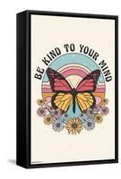 Be Kind to Your Mind-Trends International-Framed Stretched Canvas