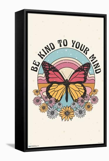 Be Kind to Your Mind-Trends International-Framed Stretched Canvas