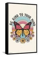 Be Kind to Your Mind-Trends International-Framed Stretched Canvas