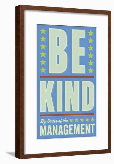 Be Kind-John Golden-Framed Art Print