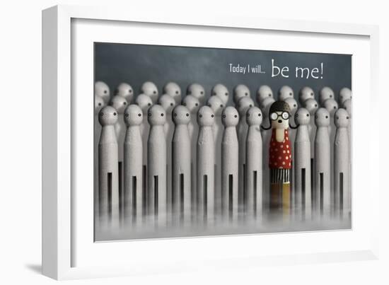 Be Me-Carrie Webster-Framed Giclee Print