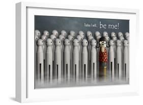 Be Me-Carrie Webster-Framed Giclee Print