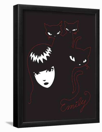 Be My Cat-Emily the Strange-Framed Poster