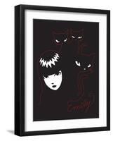 Be My Cat-Emily the Strange-Framed Premium Giclee Print