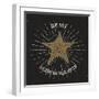Be My Guiding Star - Retro Starfish-Anton Yanchevskyi-Framed Art Print