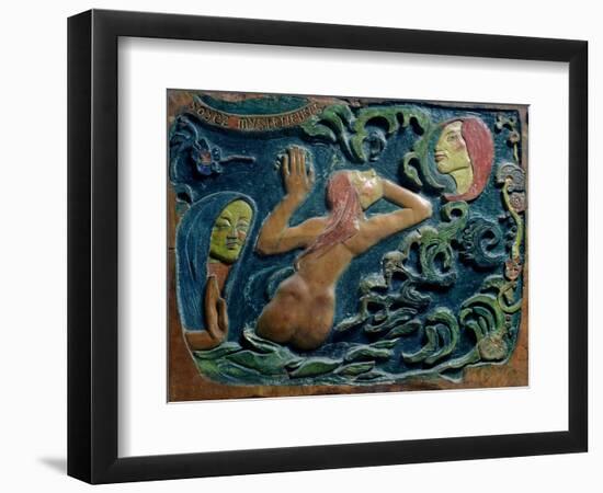 Be Mysterious, 1890-Paul Gauguin-Framed Giclee Print