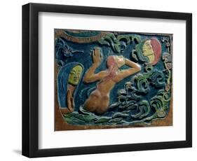 Be Mysterious, 1890-Paul Gauguin-Framed Giclee Print