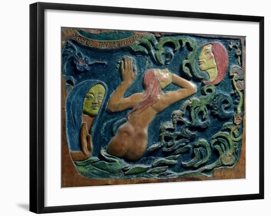 Be Mysterious, 1890-Paul Gauguin-Framed Giclee Print