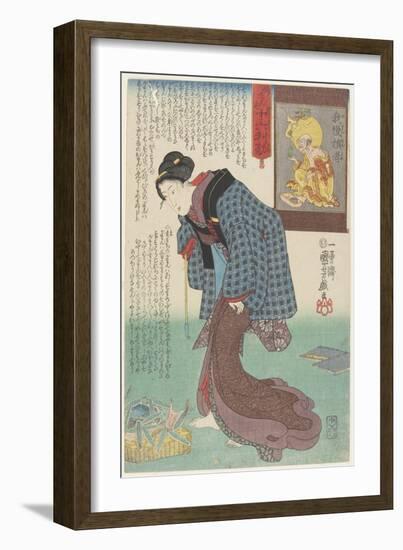 Be Patient, 1843-1847-Utagawa Kuniyoshi-Framed Giclee Print