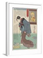 Be Patient, 1843-1847-Utagawa Kuniyoshi-Framed Giclee Print