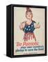 "Be Patriotic: Sign Your Country's Pledge to Save the Food", 1918-Paul Stahr-Framed Stretched Canvas