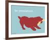 Be Persistent-Dog is Good-Framed Art Print