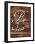 Be Positive-Sheldon Lewis-Framed Art Print