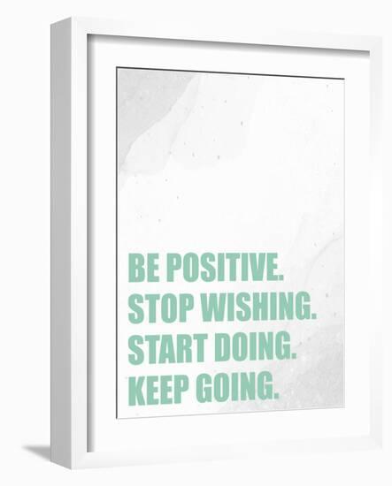 Be Positive-Kimberly Allen-Framed Art Print