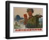 Be Prepared Now, 1968 Chinese Cultural Revolution Propaganda-null-Framed Giclee Print