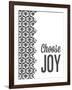 Be Simple Choose Joy II-SD Graphics Studio-Framed Art Print