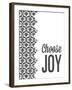 Be Simple Choose Joy II-SD Graphics Studio-Framed Art Print