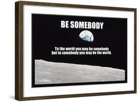 Be Somebody-null-Framed Art Print