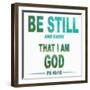 Be Still-Taylor Greene-Framed Art Print