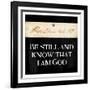 Be Still-Jace Grey-Framed Art Print