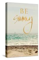 Be Sunny Beach-Sarah Gardner-Stretched Canvas