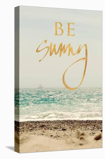 Be Sunny Beach-Sarah Gardner-Stretched Canvas