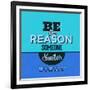 Be the Reason Someone Smiles Today 1-Lorand Okos-Framed Art Print