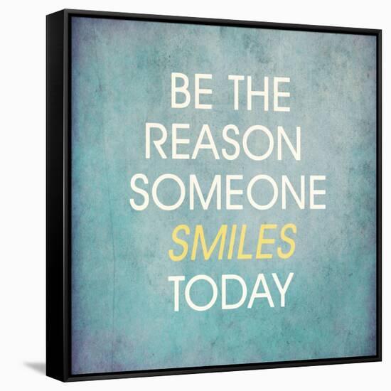 Be the Reason Someone Smiles Today-happydancing-Framed Stretched Canvas