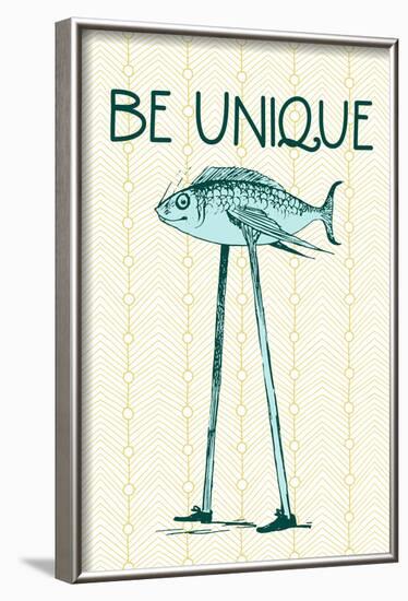 Be Unique-null-Framed Poster