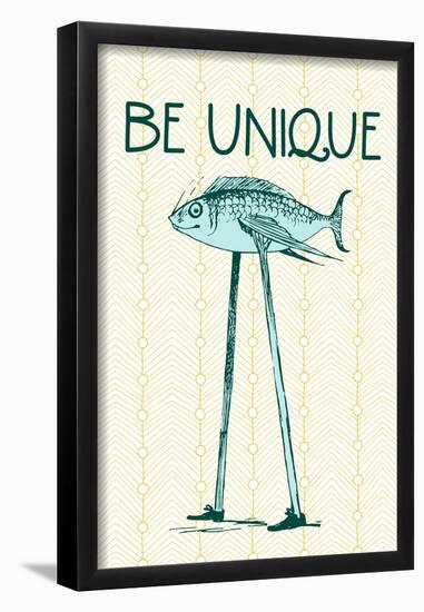 Be Unique-null-Framed Poster