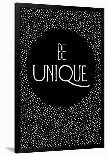 Be Unique-null-Framed Art Print