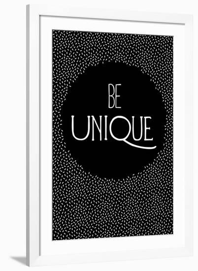 Be Unique-null-Framed Art Print