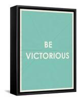 Be Victorious Typography-null-Framed Stretched Canvas