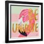 Be Wild and Unique I-Julie DeRice-Framed Art Print